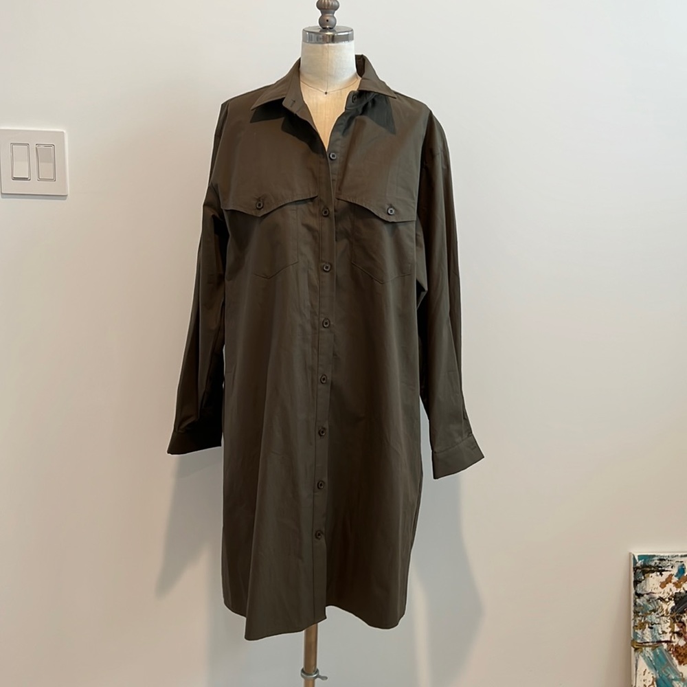 Khaki shirt dress 🏕